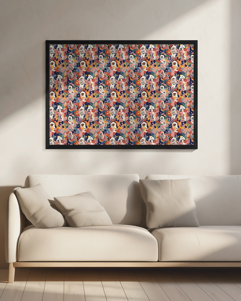 Bloemengezichten Harmonie | Canvas