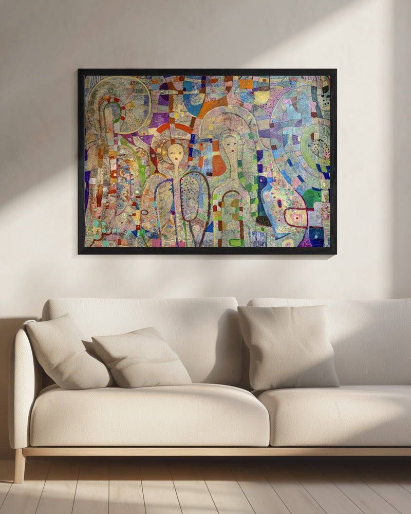 Engelen onder ons 24x30 2020 | Canvas