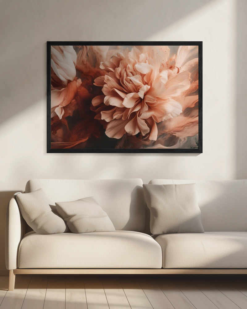 Bloemblaadjes in beweging | Canvas