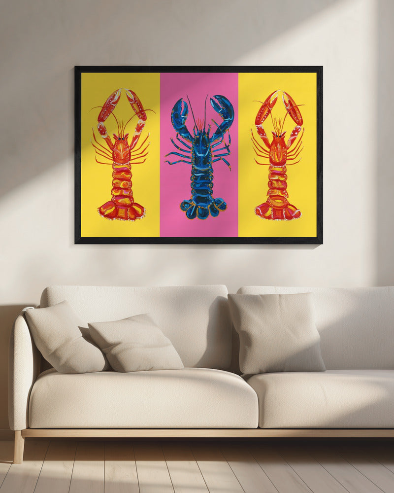 Kreeft Langoustines Pop Art 2 | Canvas