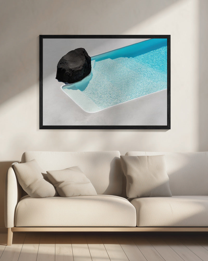 Het zwembad | Canvas