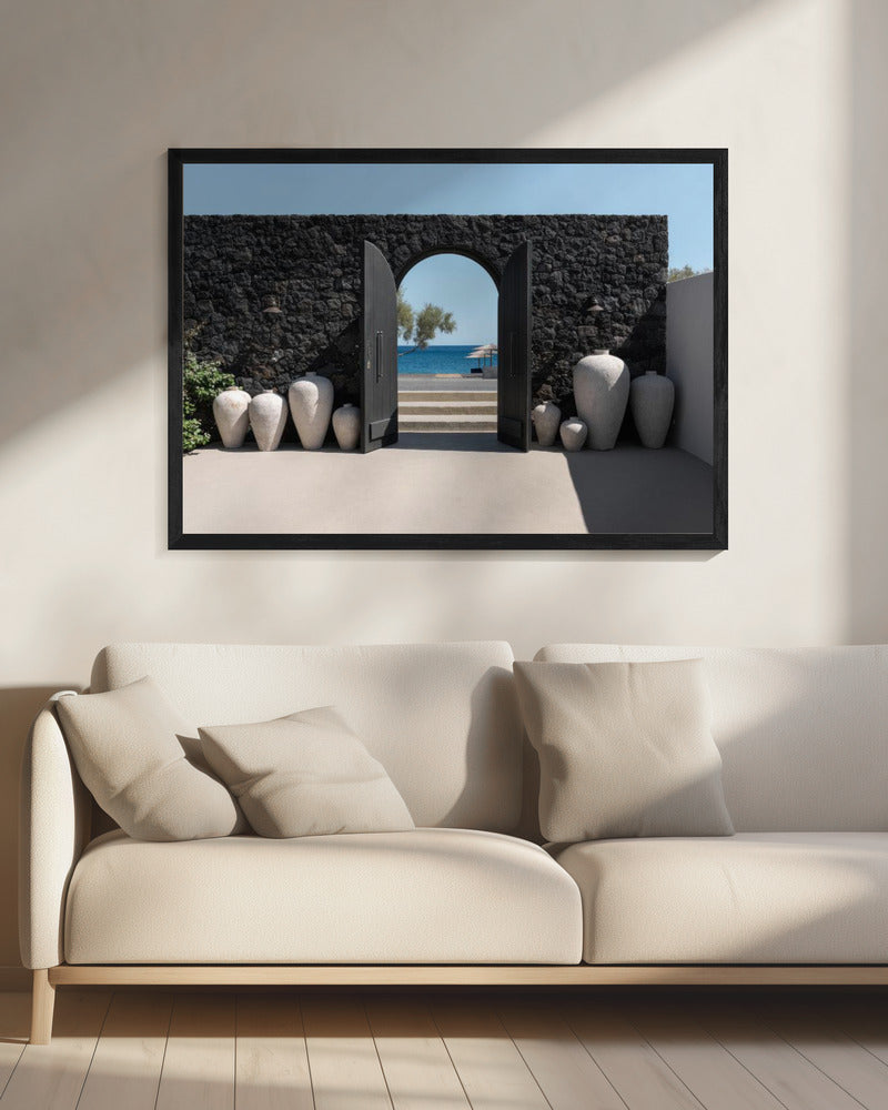 Gebogen ingang | Canvas