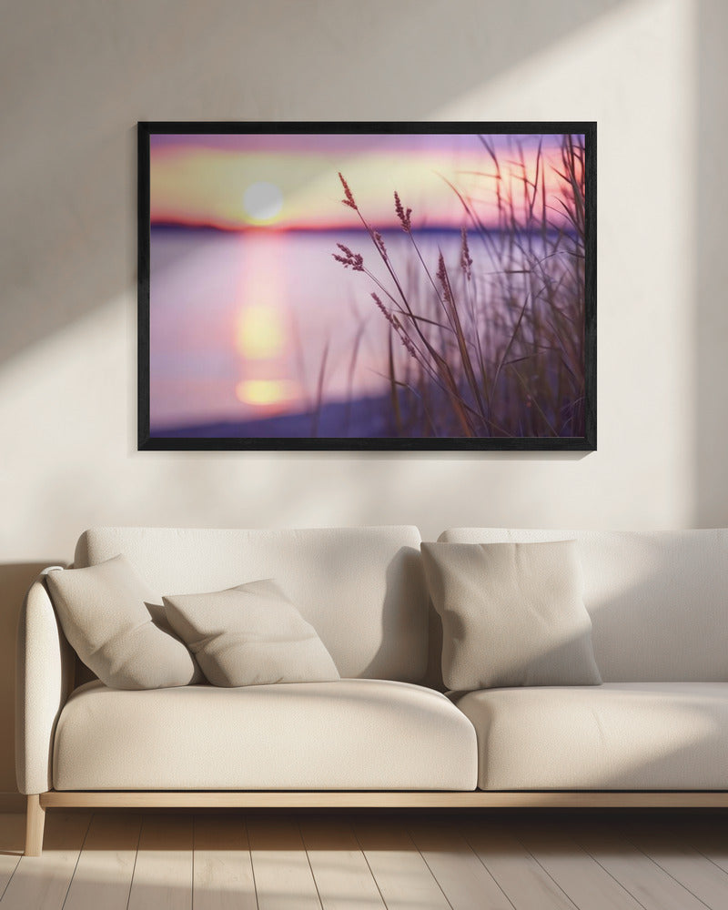 Serene zonsonderganggloed | Canvas