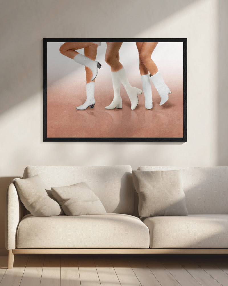 Laarzen in Beweging | Canvas