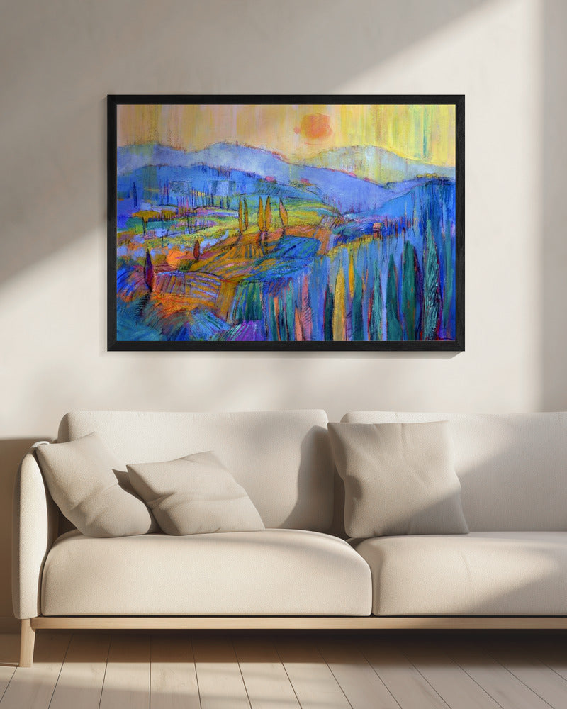 Droomlandschap Zonsopgang | Canvas