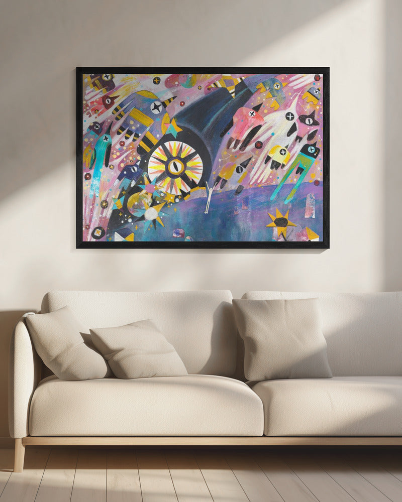 Stilte van alle werelden | Canvas