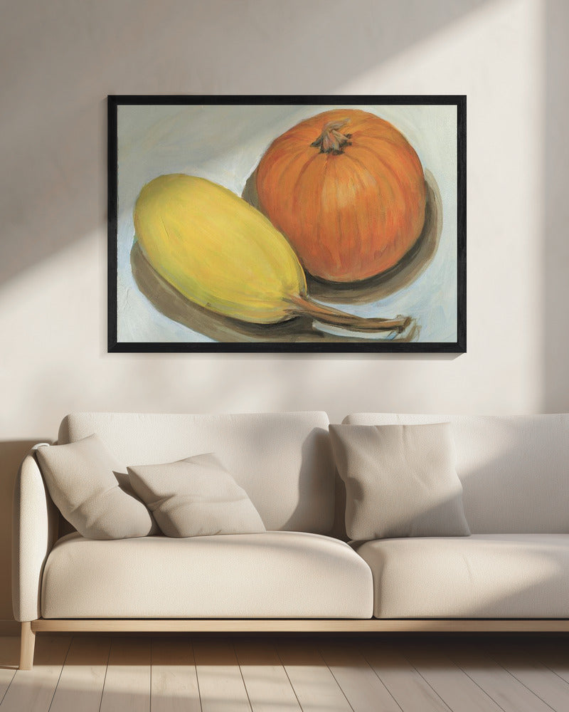 Pompoen en kalebas | Canvas