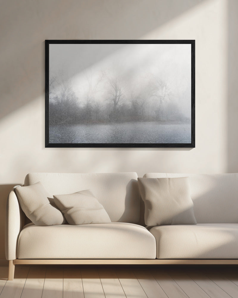 Mistig landschap | Canvas
