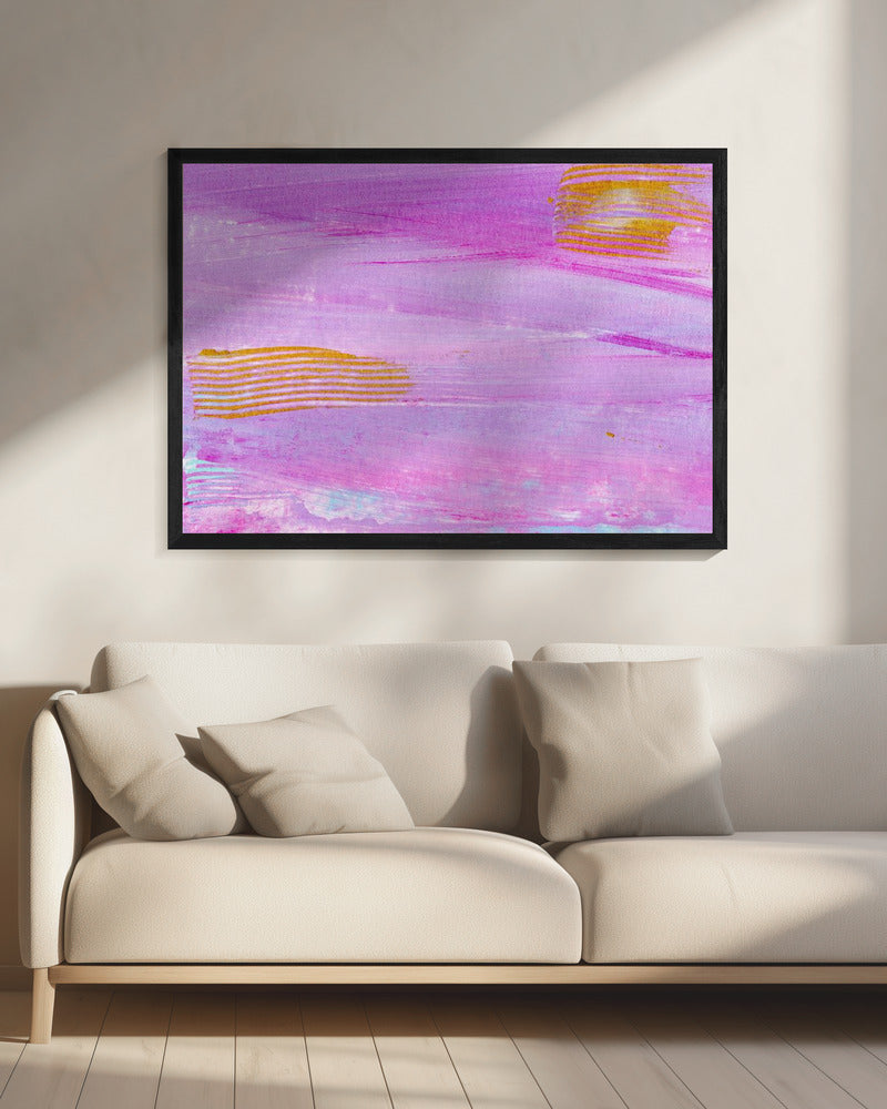 Kleurrijke horizontale strepen | Canvas