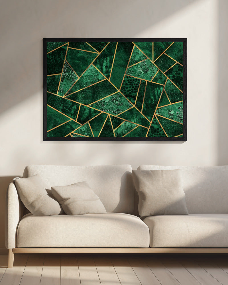 Diep Smaragd | Canvas