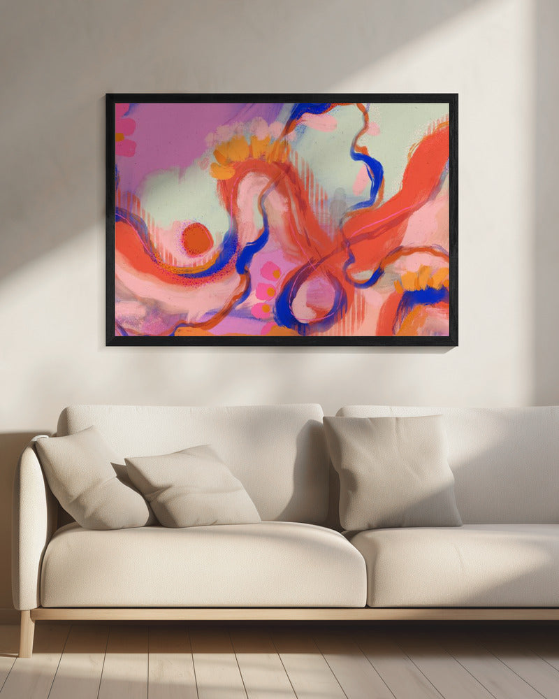 Grillig golvenlandschap | Canvas