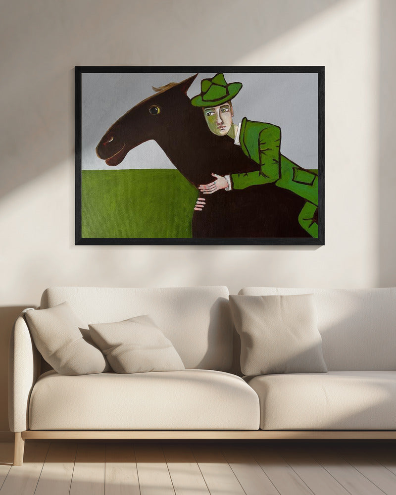 De paardenliefhebber | Canvas