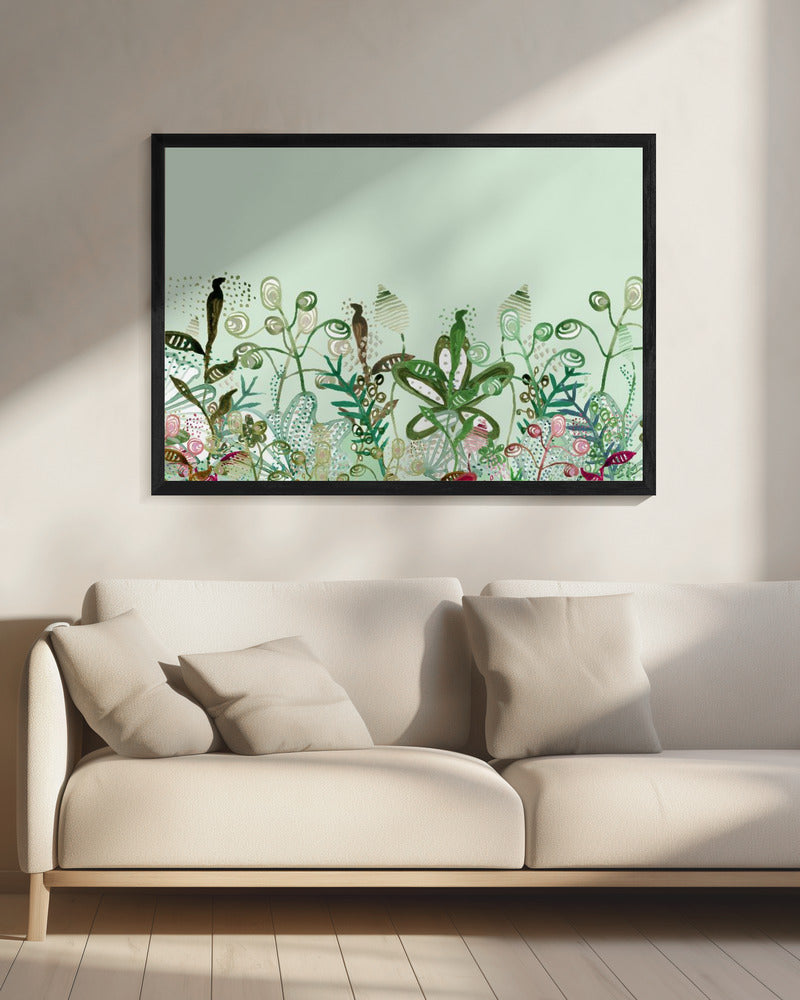 Muurschildering Onder de Zee | Canvas