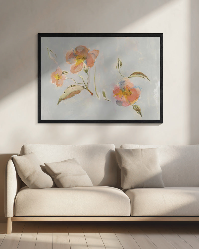Botanische antieke bloemen 02 | Canvas