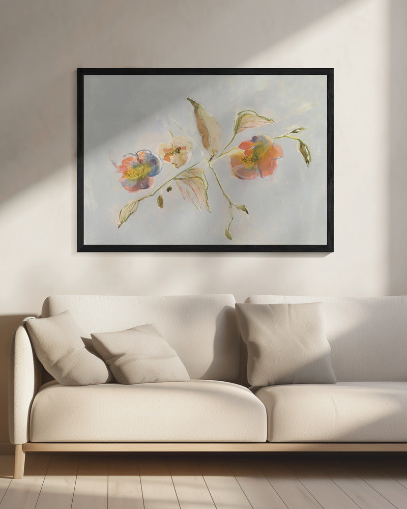 Elegante antieke bloemen 01 | Canvas