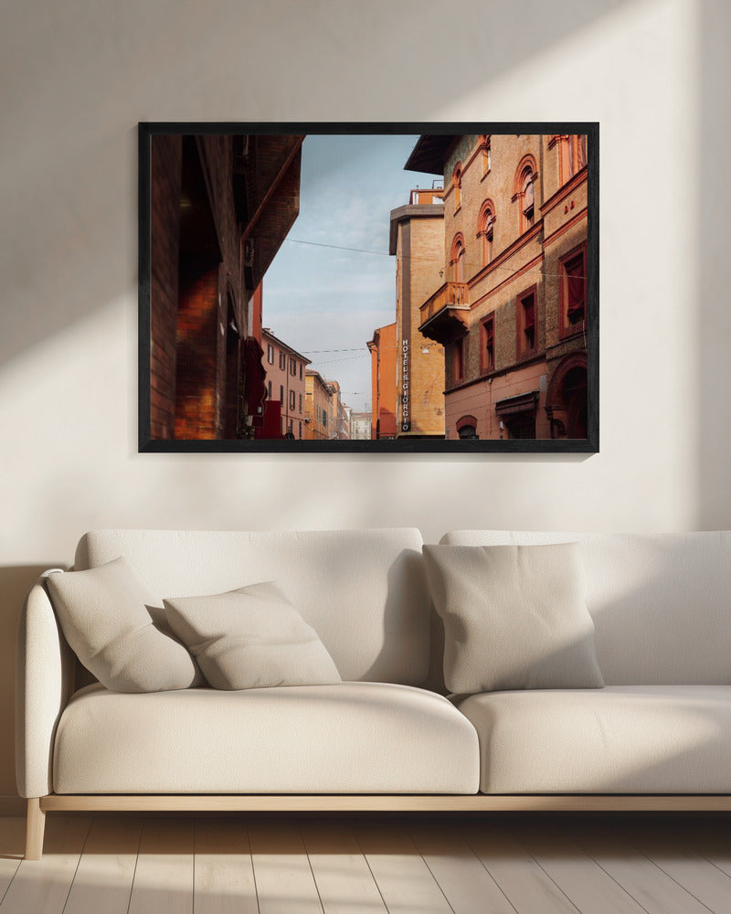 Zonsondergang in Bologna | Reisfotografie in Italië | Canvas