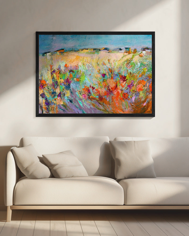 Bloeiend van levendigheid | Canvas