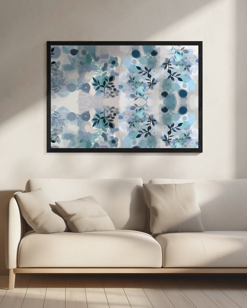 Blauwe Wijnstok Mix | Canvas