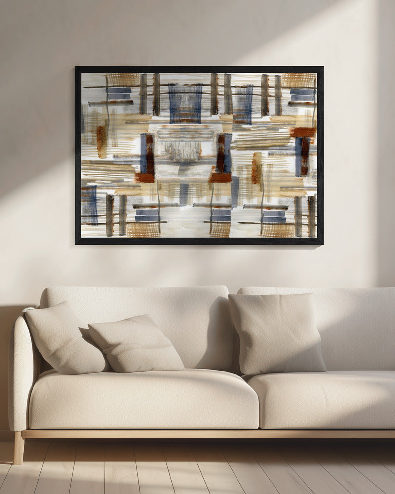 Earthtone Shapes 1 | Canvas