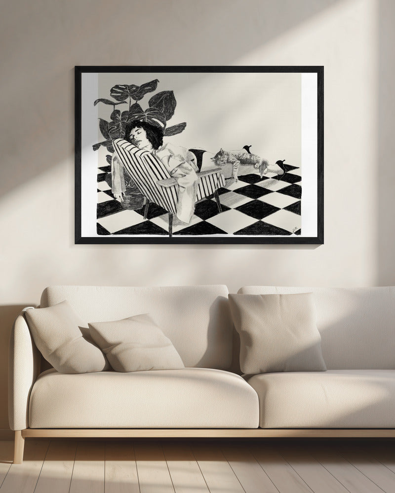 Jlr Aan het einde van de dag Kopie | Canvas