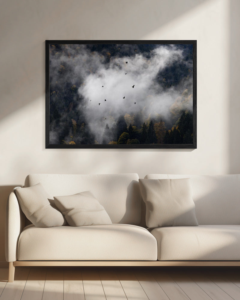 Mistige bossen 8 | Canvas