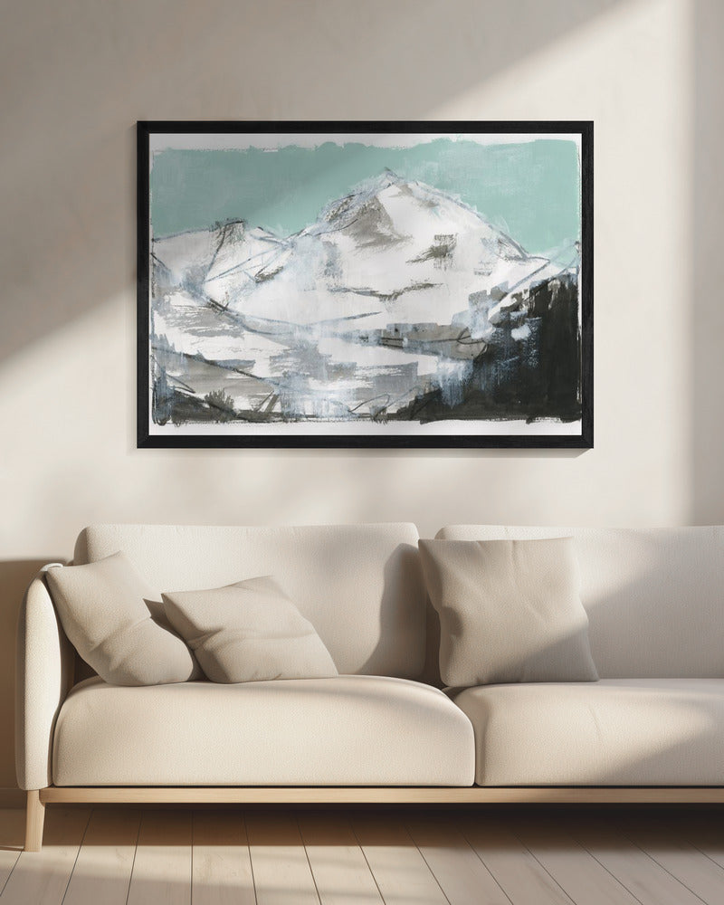 Witte Bergen Print nr. 2 | Canvas