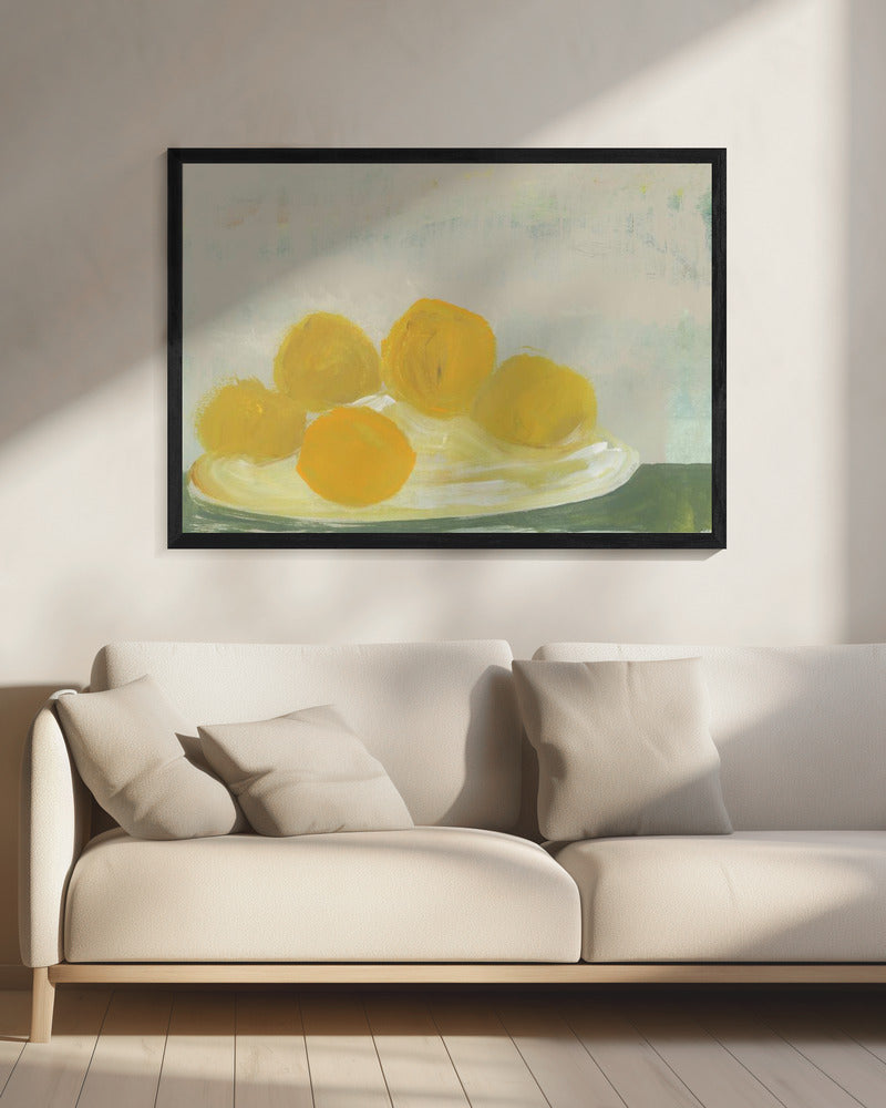Limoni sul piatto nr. 1 | Canvas