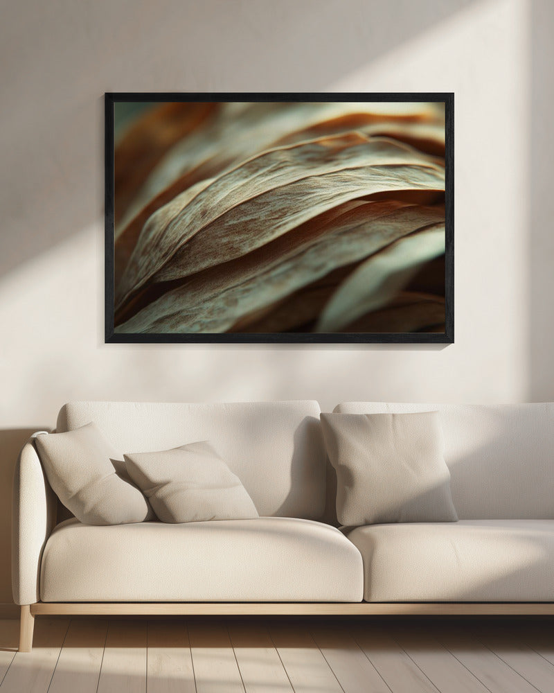 Golvende bloemblaadjes | Canvas