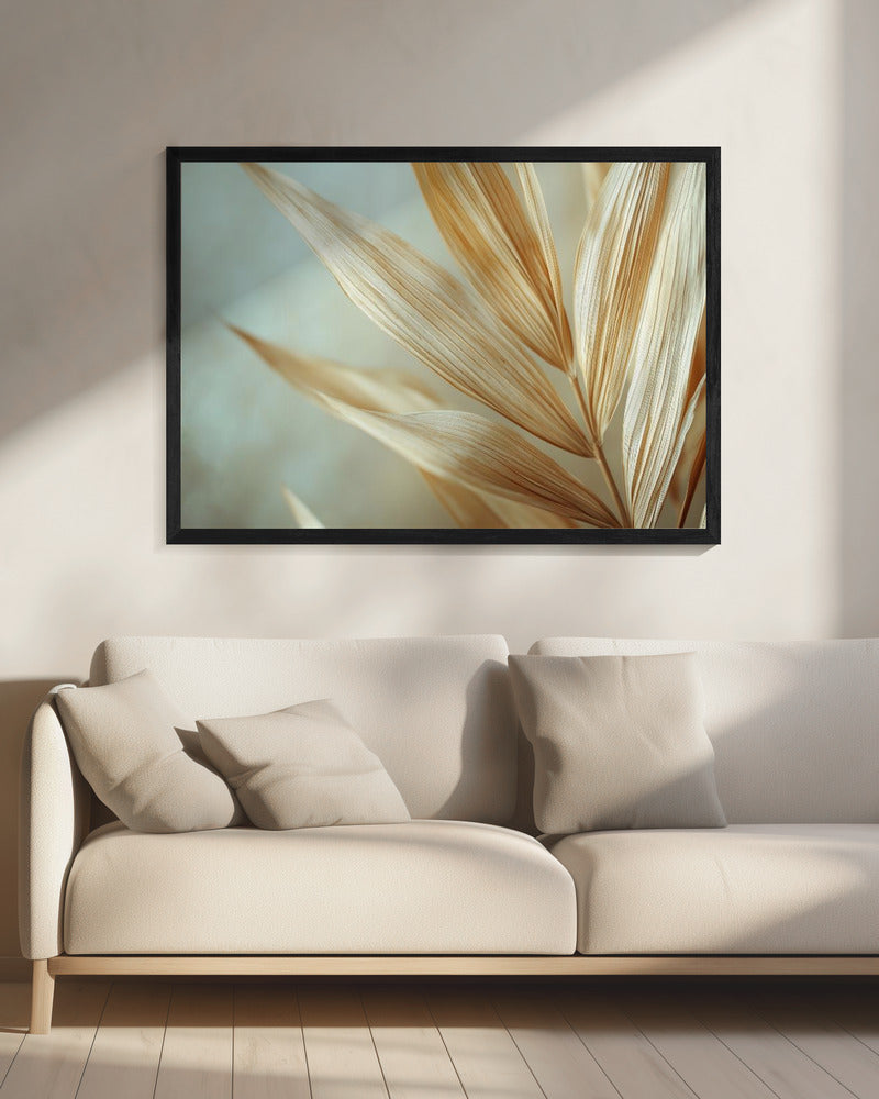 Gouden bladeren harmonie | Canvas