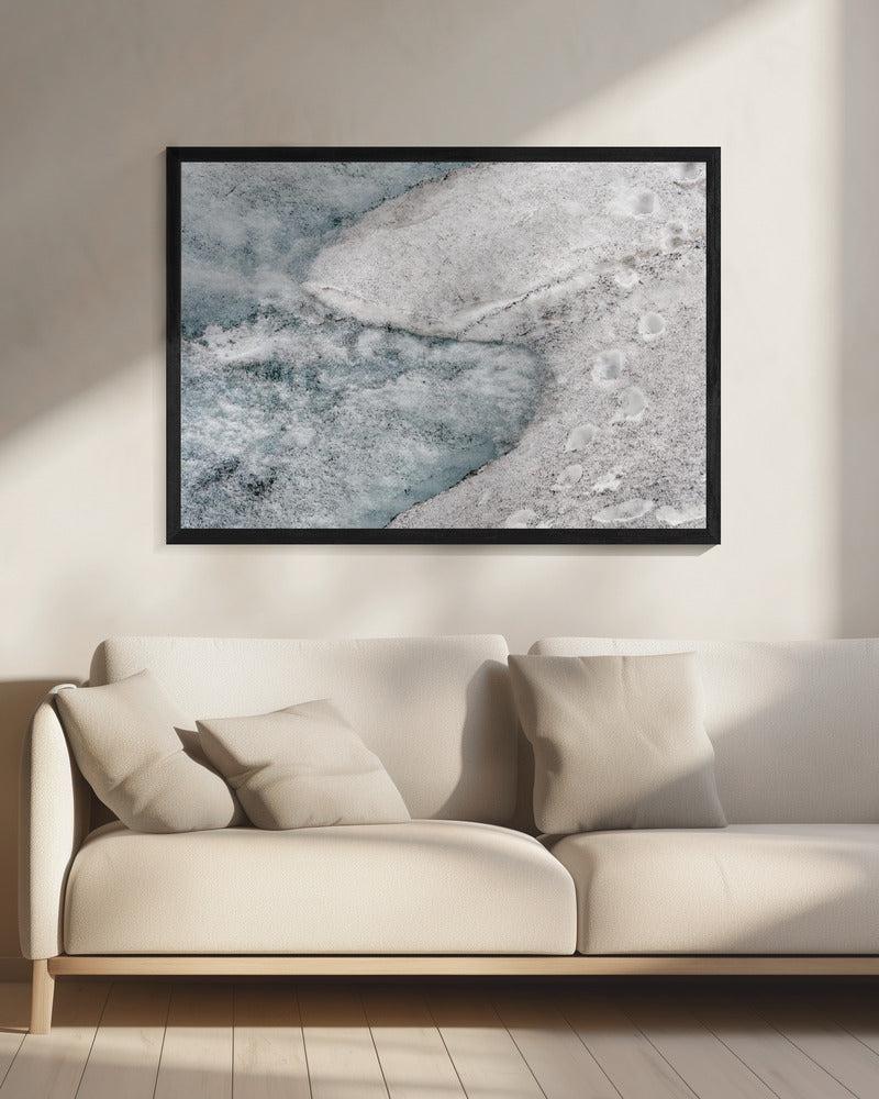 Abstracte vormen van landschap #1 | Canvas