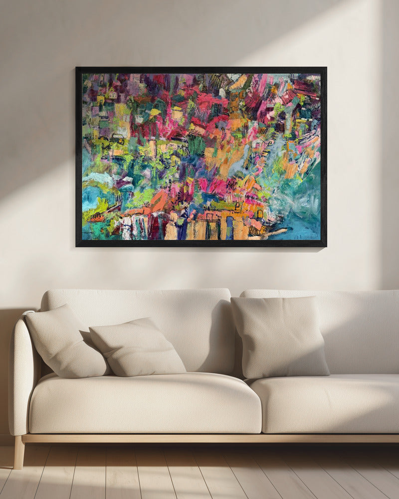 Betoverde vlinder | Canvas