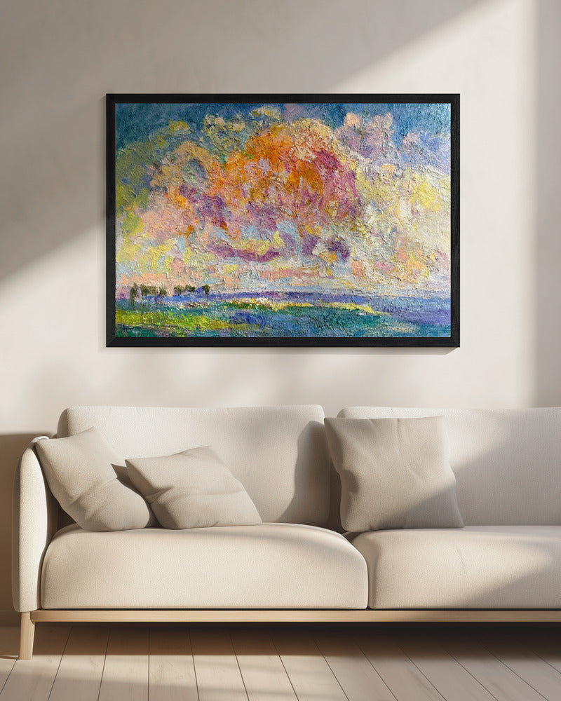 Levendig schilderachtig landschap | Canvas