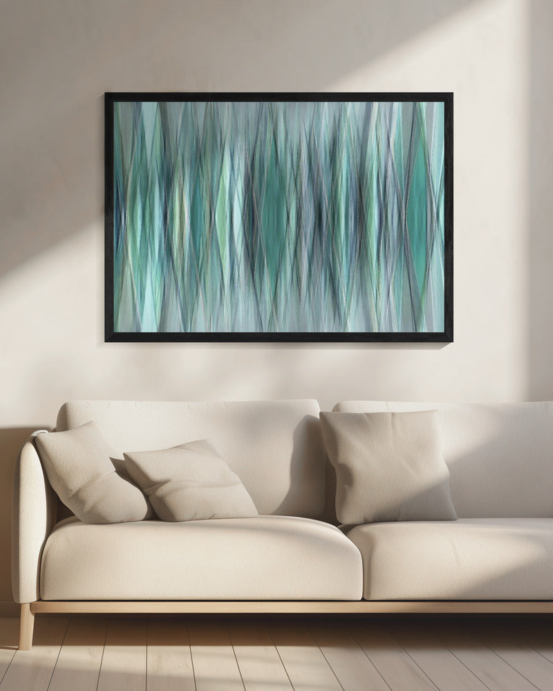 Smaragdgroene golven | Canvas