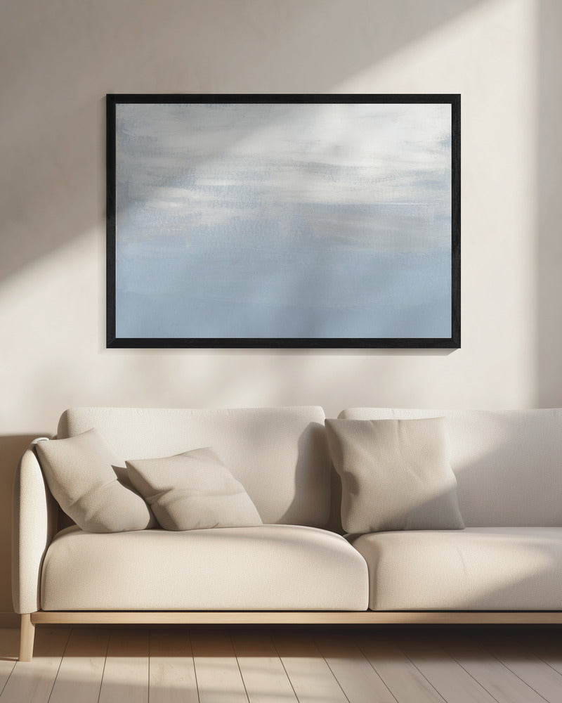 Minimalistisch abstract landschap | Canvas