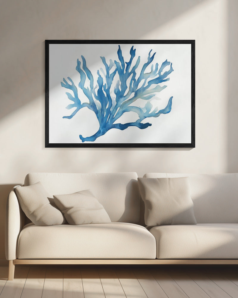 Blauw Koraal | Canvas
