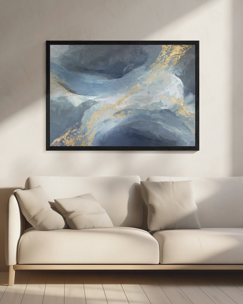 Gouden Stromen | Canvas