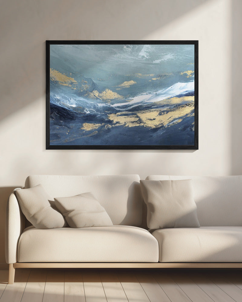 Een vredig zeegezicht | Canvas