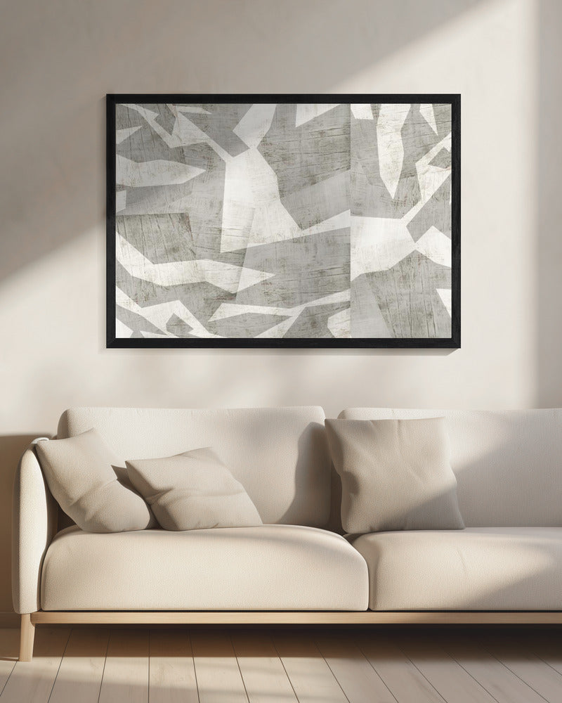 Geometrische patronen met een textuur | Canvas