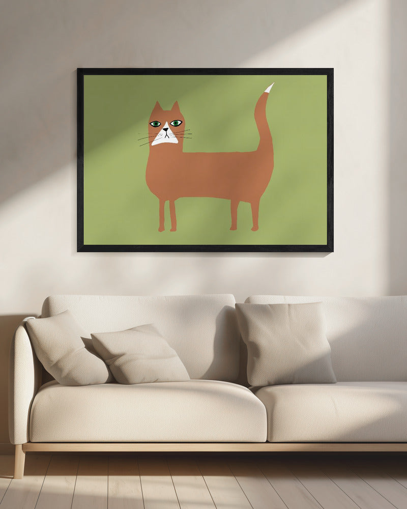 Kat gember oranje | Canvas