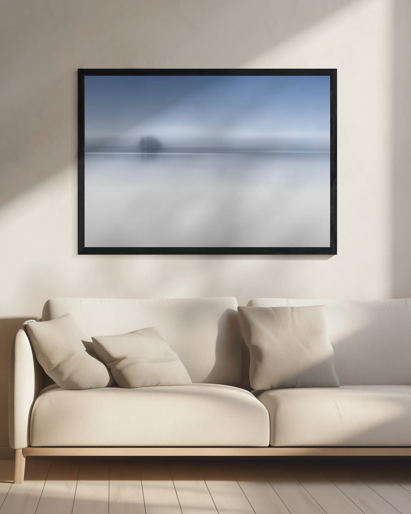 De schemerrivier | Canvas