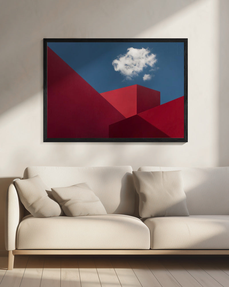 Rode vormen | Canvas