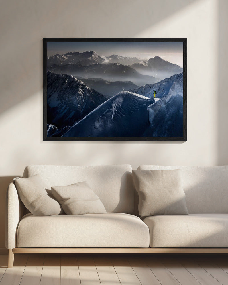 Stille momenten voor de afdaling | Canvas