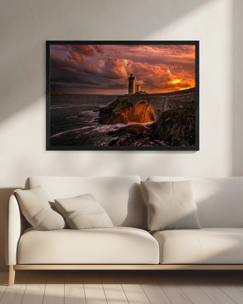 De zon gaat onder | Canvas