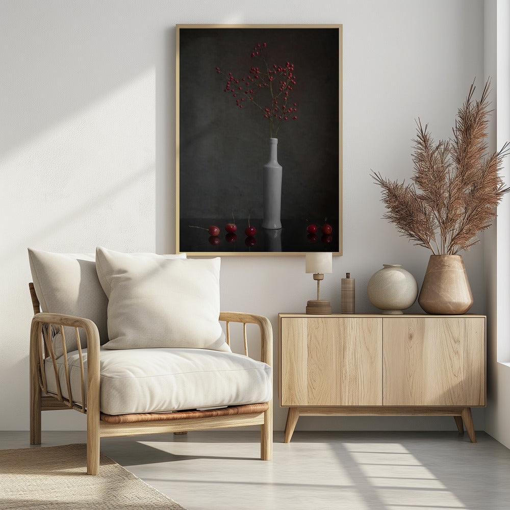 Regenachtigere kersen | Poster