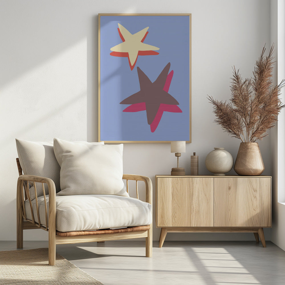 Blauwe Ster | Poster