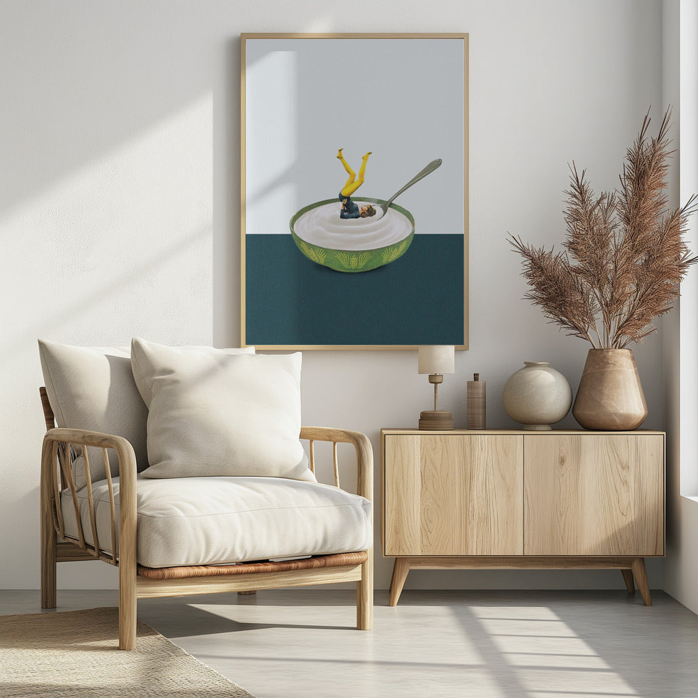 Yoga in mijn yoghurt | Poster