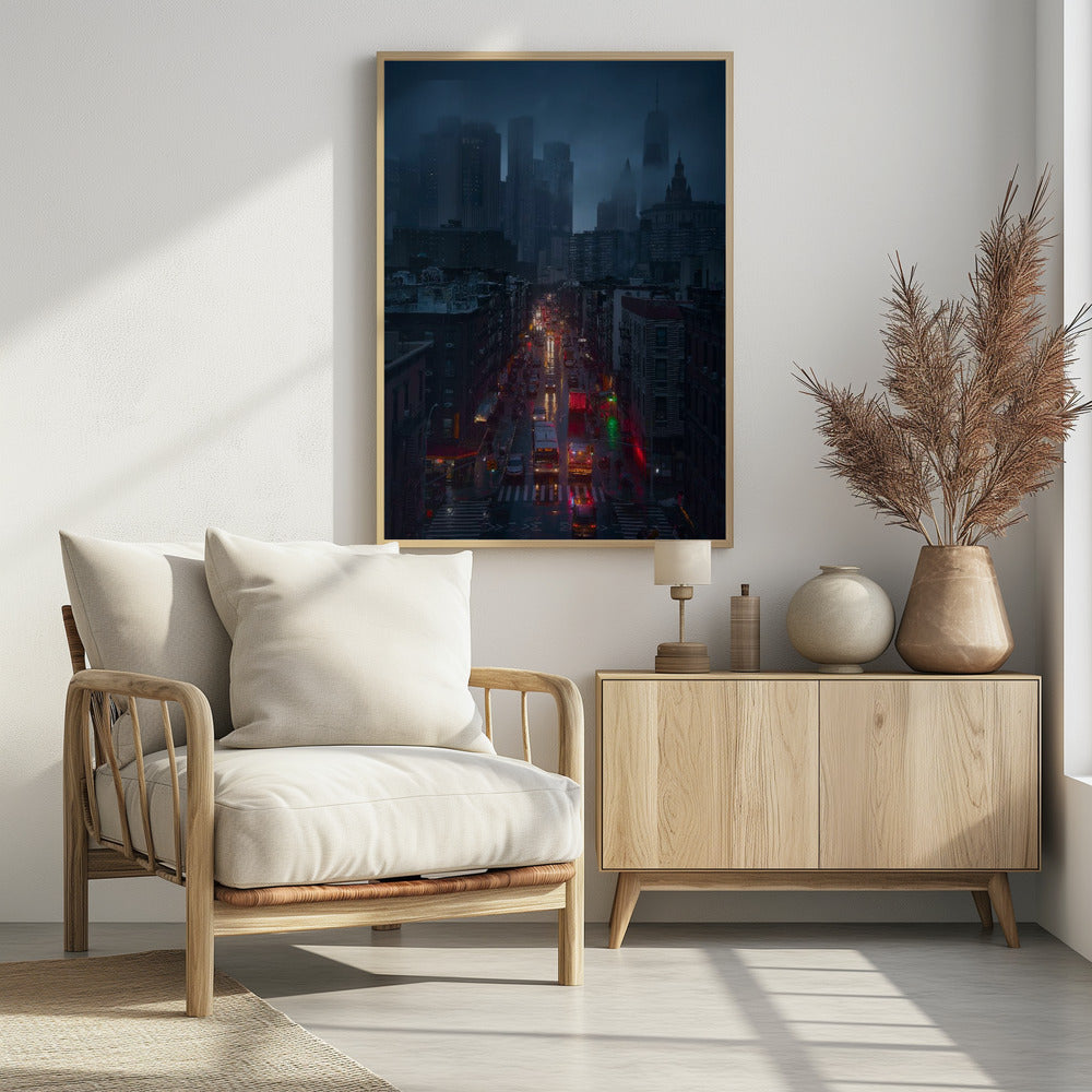 Regenachtig Chinatown | Poster