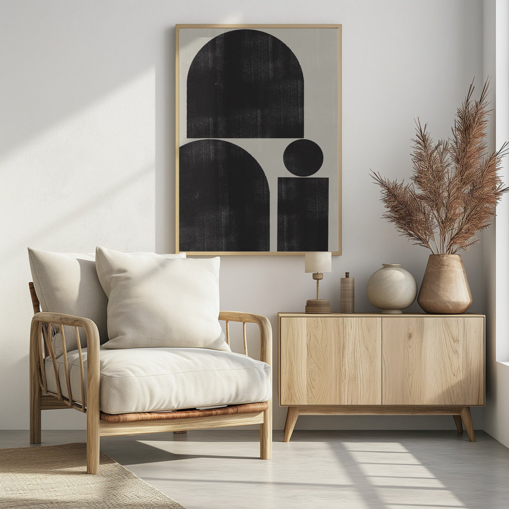 Geometrische stilte | Poster