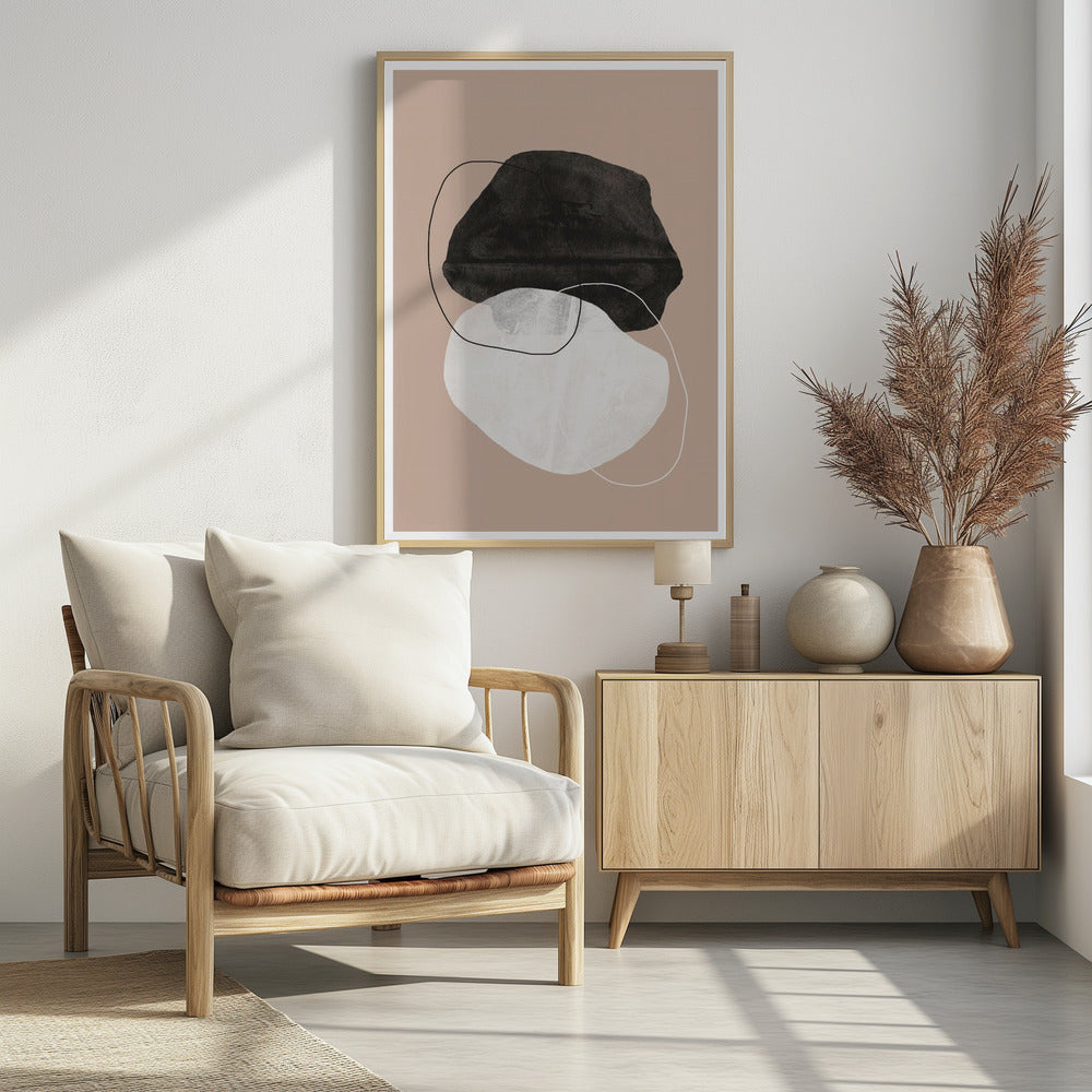 Aardse abstracties | Poster