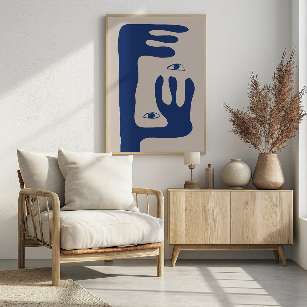 Abstract Gezicht Nr. 1. | Poster
